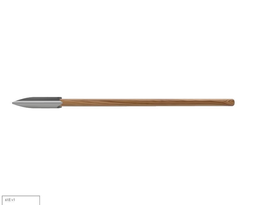 Heavy Axe Free 3D print model_3