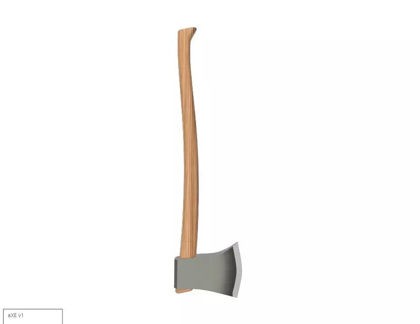 Heavy Axe Free 3D print model_0