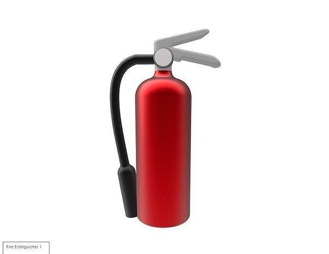 Fire Extinguisher one tenth Free 3D print model