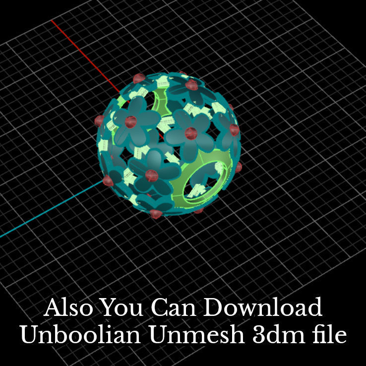 Flower Orb 3D print model_4