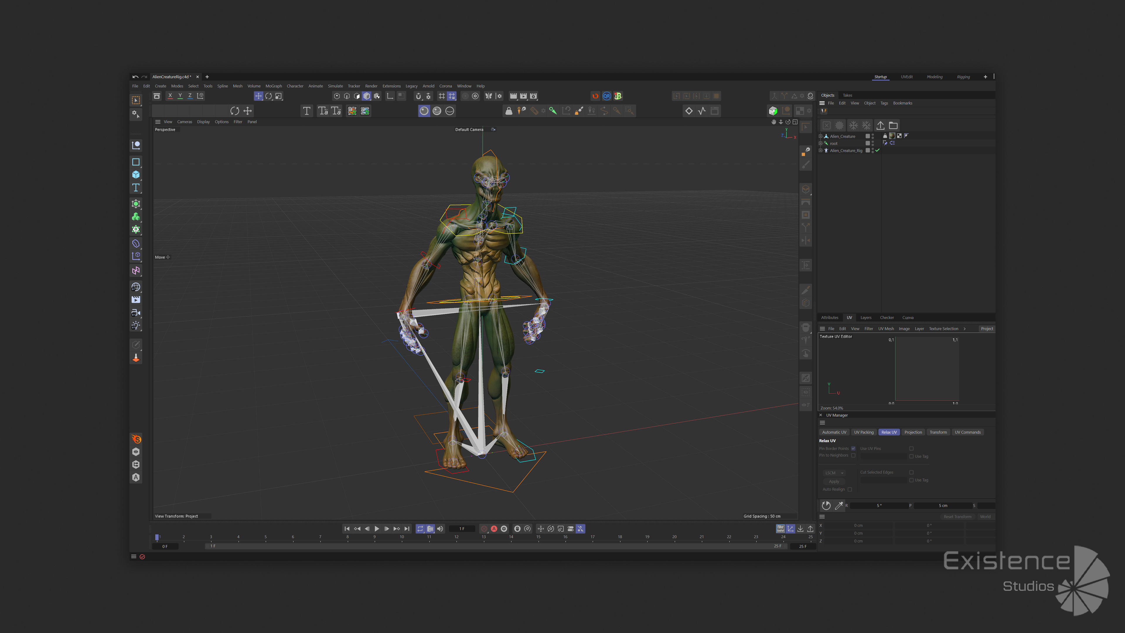 Alien Creature 01 - Stylized Monsters Animation UFO Enemy - 14 Low-poly 3D model_9
