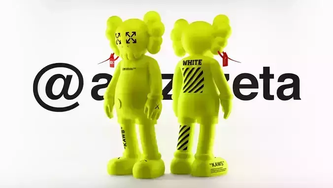Kaws Off White Companion 2 Textured