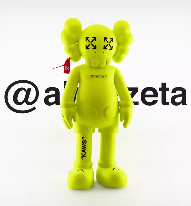Kaws Off White Companion 2 for Print 3D print model_36