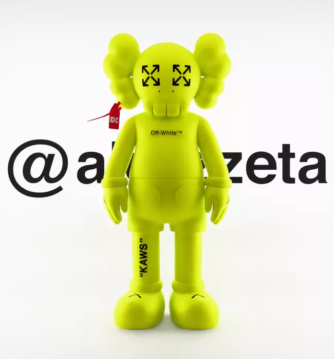 Kaws Off White Companion 2 for Print 3D print model_1