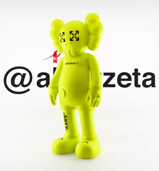 Kaws Off White Companion 2 for Print 3D print model_4