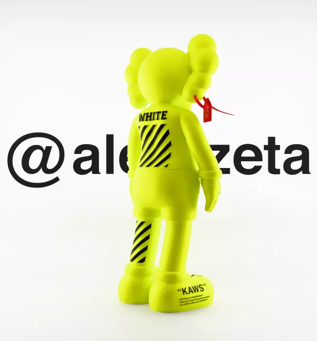 Kaws Off White Companion 2 for Print 3D print model_23