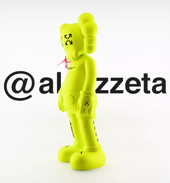 Kaws Off White Companion 2 for Print 3D print model_7