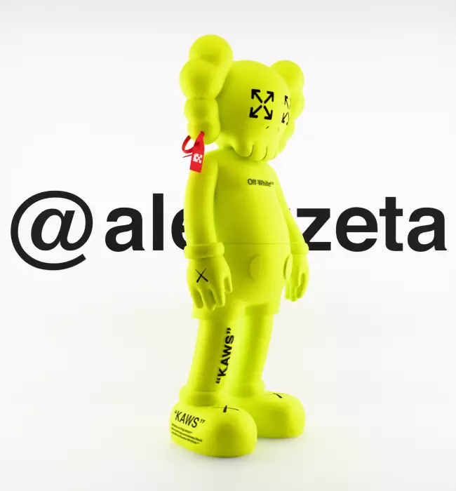 Kaws Off White Companion 2 for Print 3D print model_32