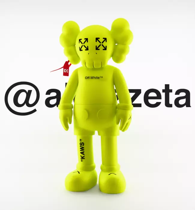 Kaws Off White Companion 2 for Print 3D print model_2