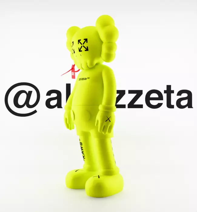Kaws Off White Companion 2 for Print 3D print model_6