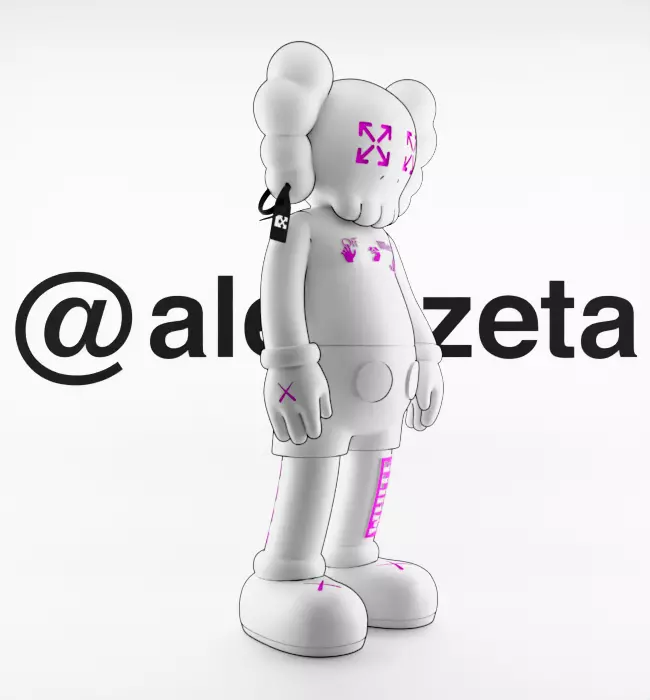 Kaws Off White Companion 3 for Print 3D print model_32