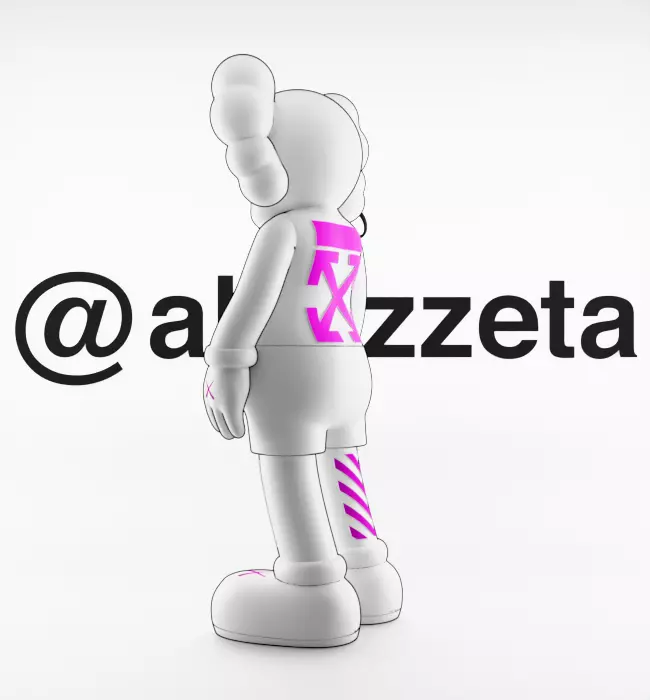 Kaws Off White Companion 3 for Print 3D print model_13