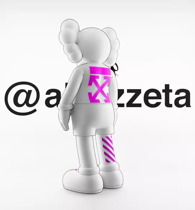 Kaws Off White Companion 3 for Print 3D print model_15