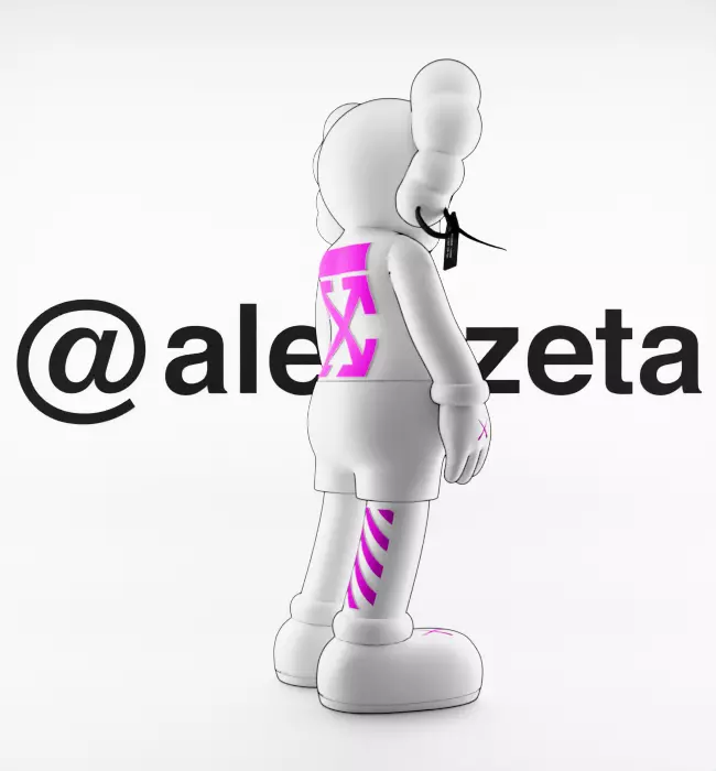 Kaws Off White Companion 3 for Print 3D print model_25