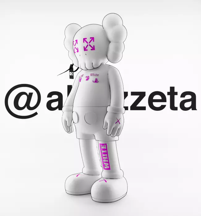 Kaws Off White Companion 3 for Print 3D print model_5