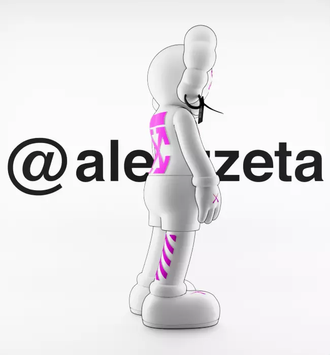 Kaws Off White Companion 3 for Print 3D print model_26