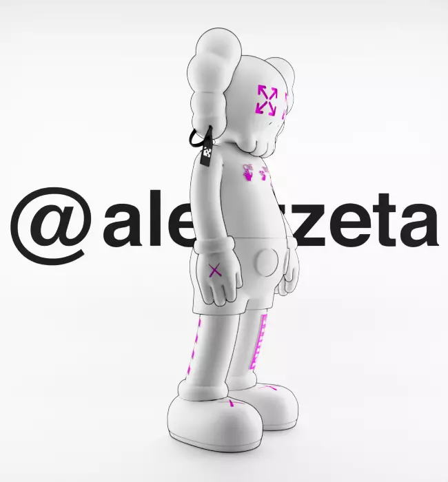 Kaws Off White Companion 3 for Print 3D print model_31