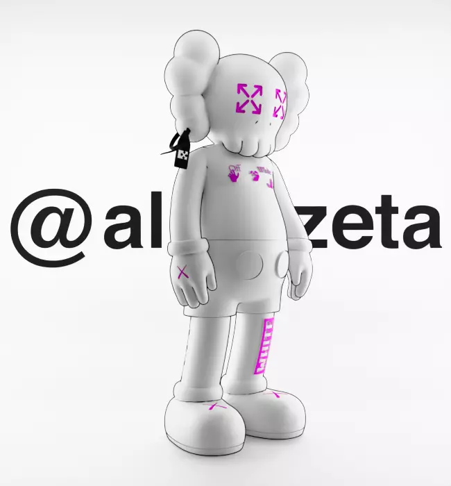 Kaws Off White Companion 3 for Print 3D print model_33