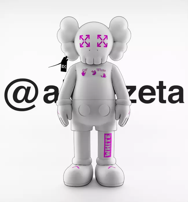 Kaws Off White Companion 3 for Print 3D print model_1