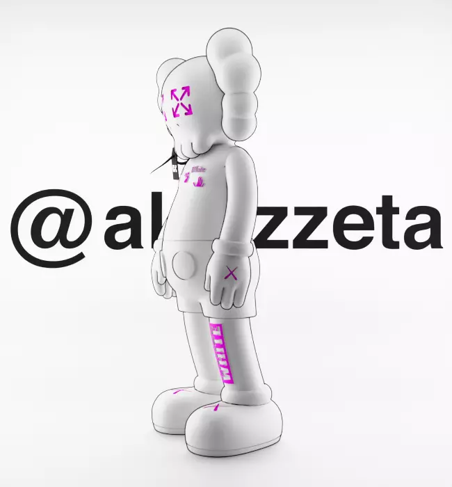 Kaws Off White Companion 3 for Print 3D print model_7