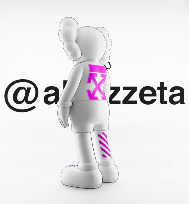 Kaws Off White Companion 3 for Print 3D print model_14