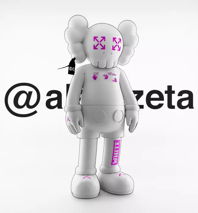 Kaws Off White Companion 3 for Print 3D print model_35