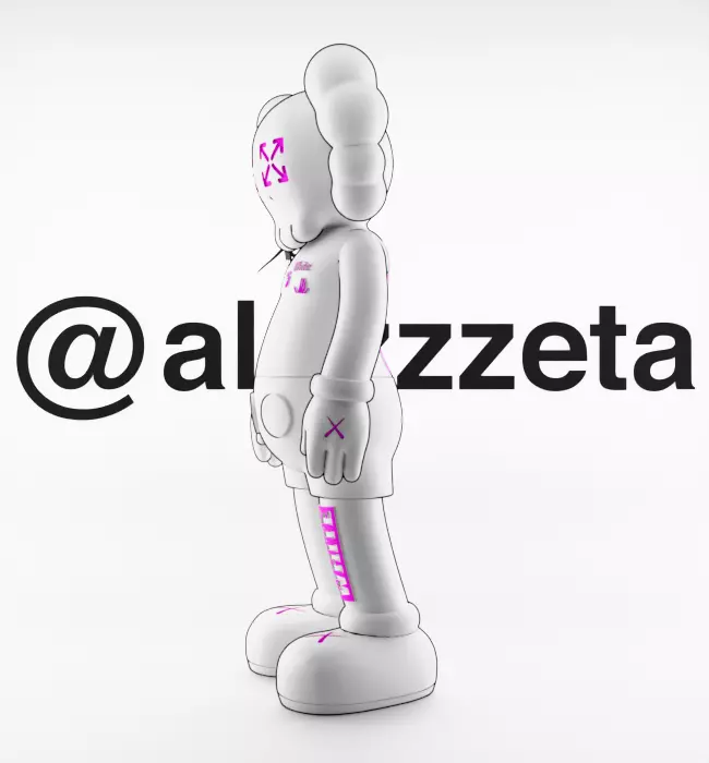 Kaws Off White Companion 3 for Print 3D print model_8