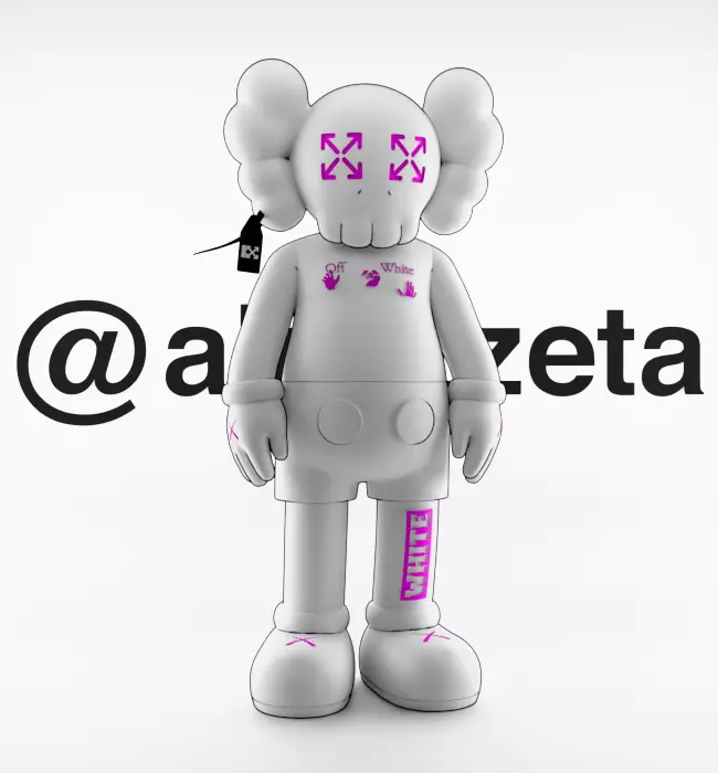 Kaws Off White Companion 3 for Print 3D print model_36