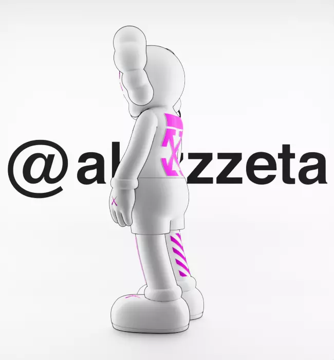 Kaws Off White Companion 3 for Print 3D print model_12