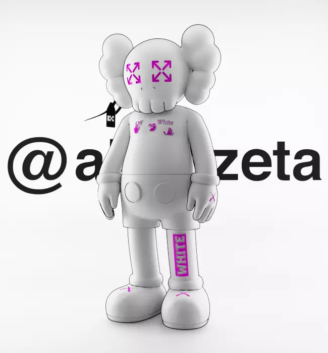 Kaws Off White Companion 3 for Print 3D print model_3