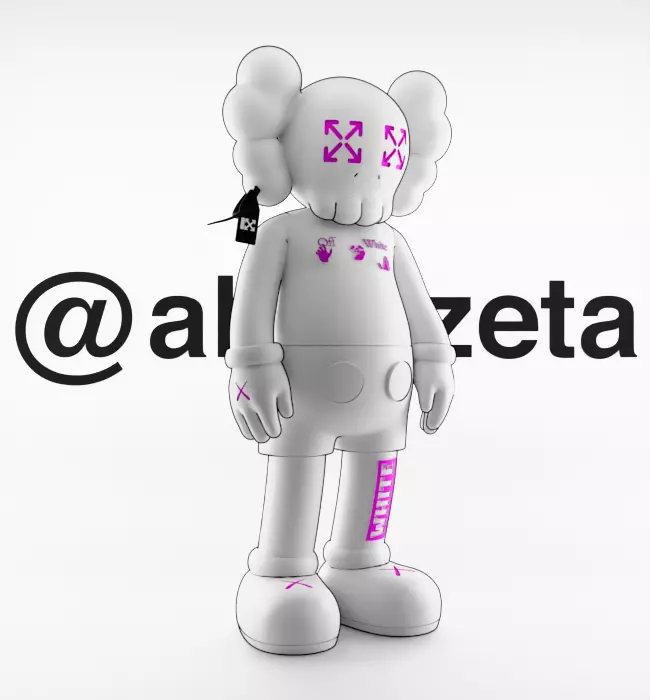 Kaws Off White Companion 3 for Print 3D print model_34