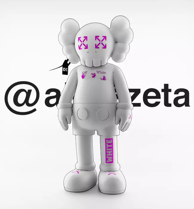 Kaws Off White Companion 3 for Print 3D print model_2