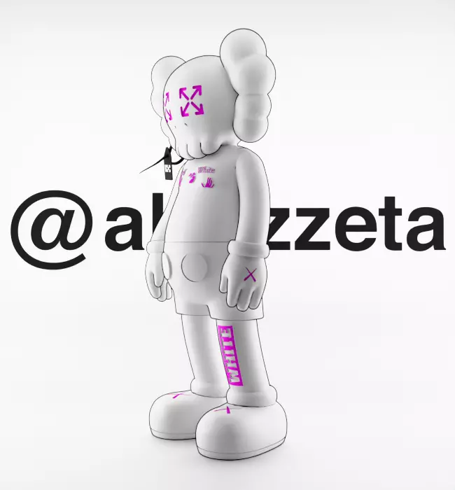 Kaws Off White Companion 3 for Print 3D print model_6