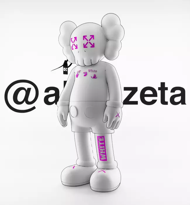 Kaws Off White Companion 3 for Print 3D print model_4