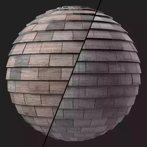 Roof Tile Materials 79- Wooden Roofing Sbsar Seamless