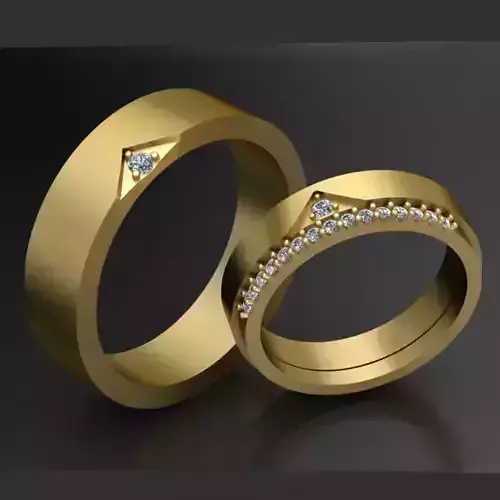 Wedding Ring Set