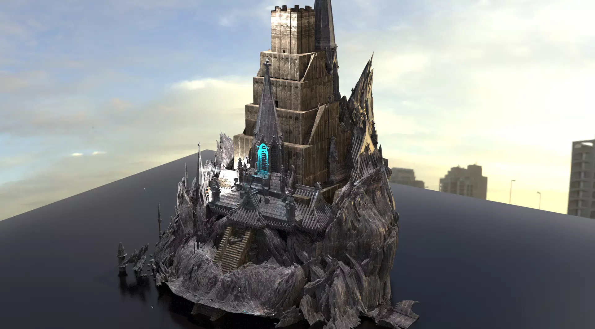 Aztec Temple Under chambers Temples 3D model_0