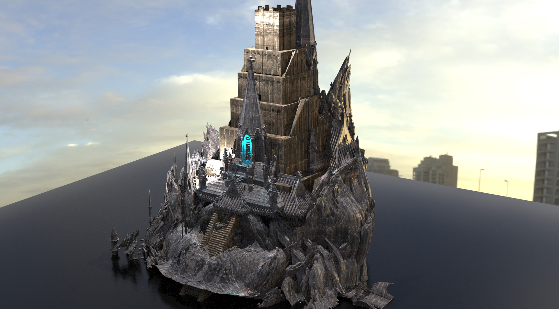 Aztec Temple Under chambers Temples 3D model_1