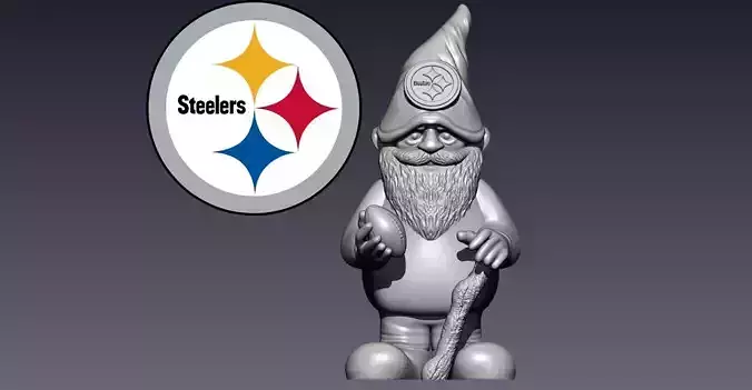 NFL PITTSBURGH STEELERS FOOTBALL - STATUE DECOR CAVE 3D print model
