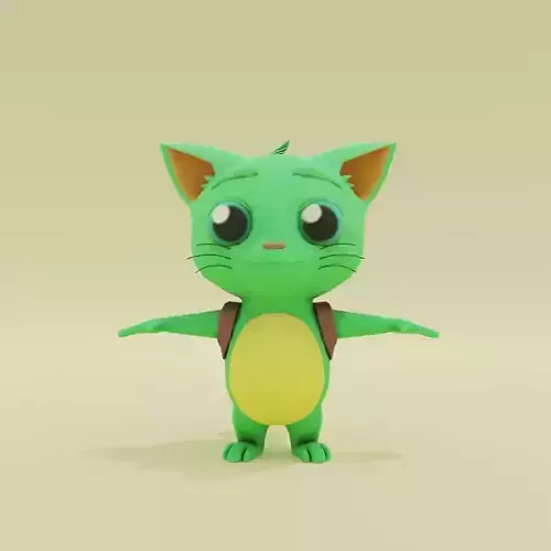 Green Cat
