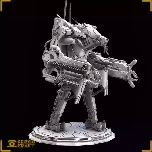 District 9-heavy mech-heavy exosuit-stl files-mech-robot 3D print model