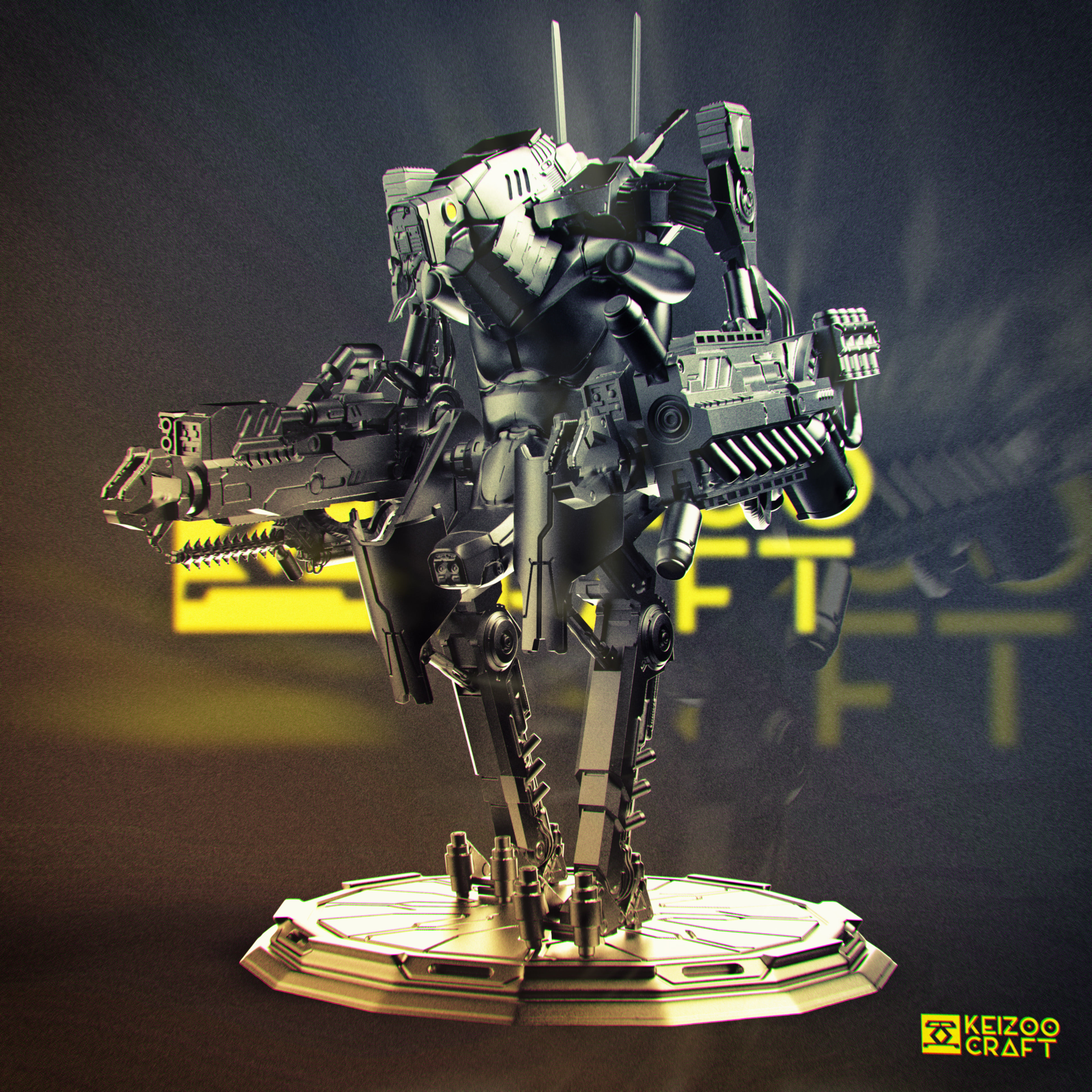 District 9-heavy mech-heavy exosuit-stl files-mech-robot 3D print model_2