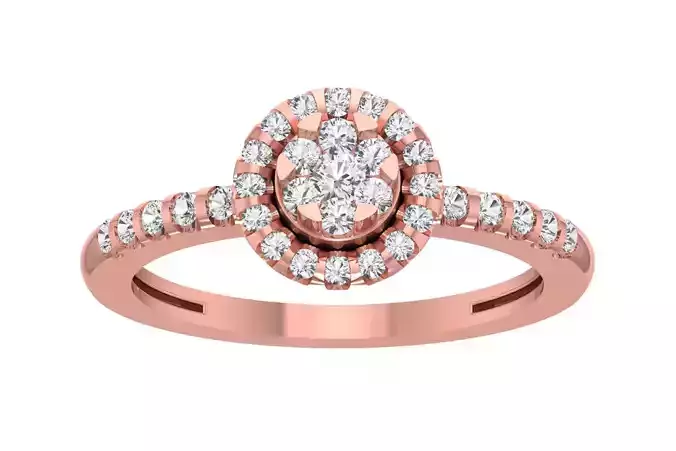 Women Halo Engagement Ring