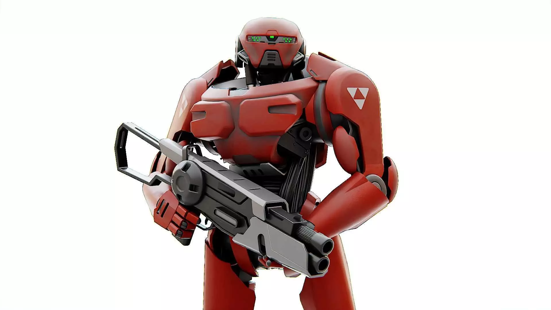 BATTLE DROID Z-8000   RIGGED 3D model_0