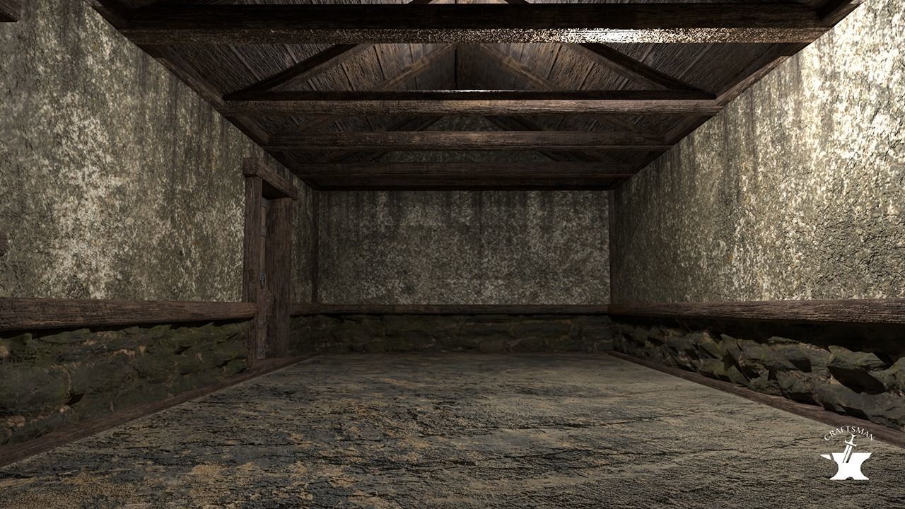 Two Realistic Medieval Houses Pack of High Quality 3D Model Collection_8