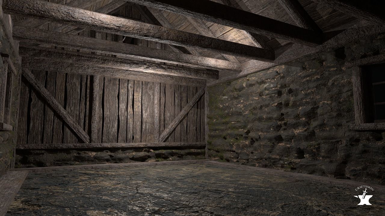 Two Realistic Medieval Houses Pack of High Quality 3D Model Collection_18