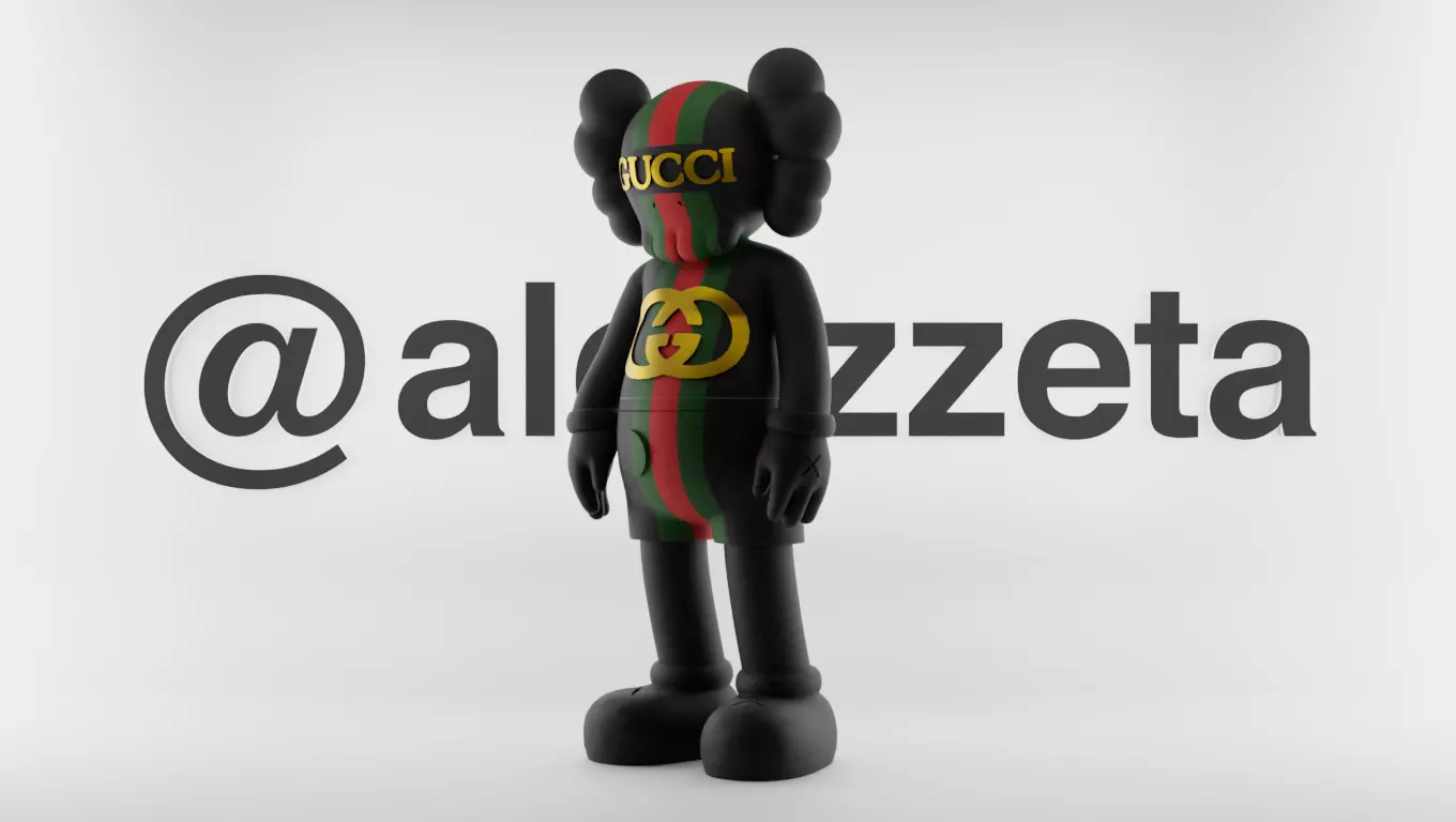 Kaws GUCCI for Print 3D print model