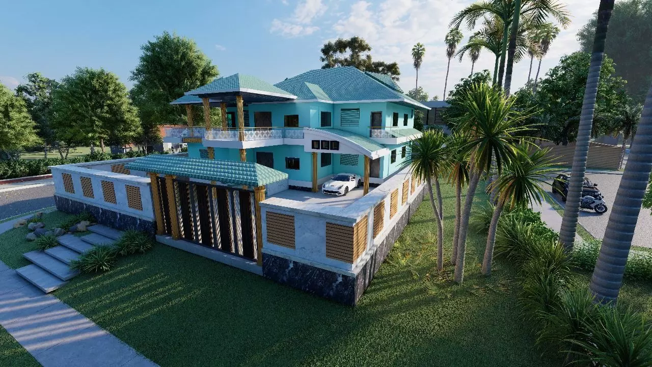 BEAUTIFUL HOUSE DESIGN 3D model