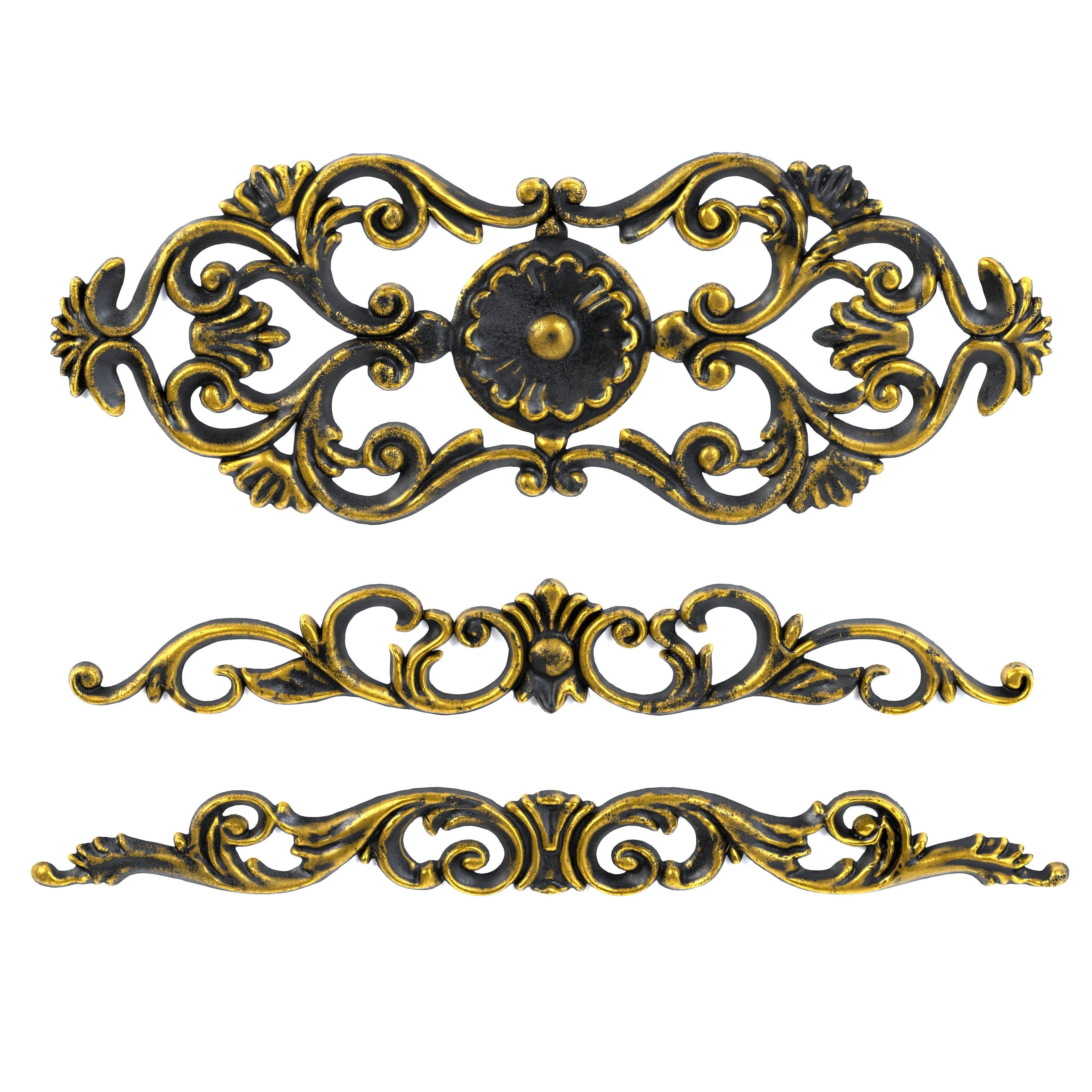 3 Low-Poly Ornament Vol 10-1 Low-poly 3D model_1