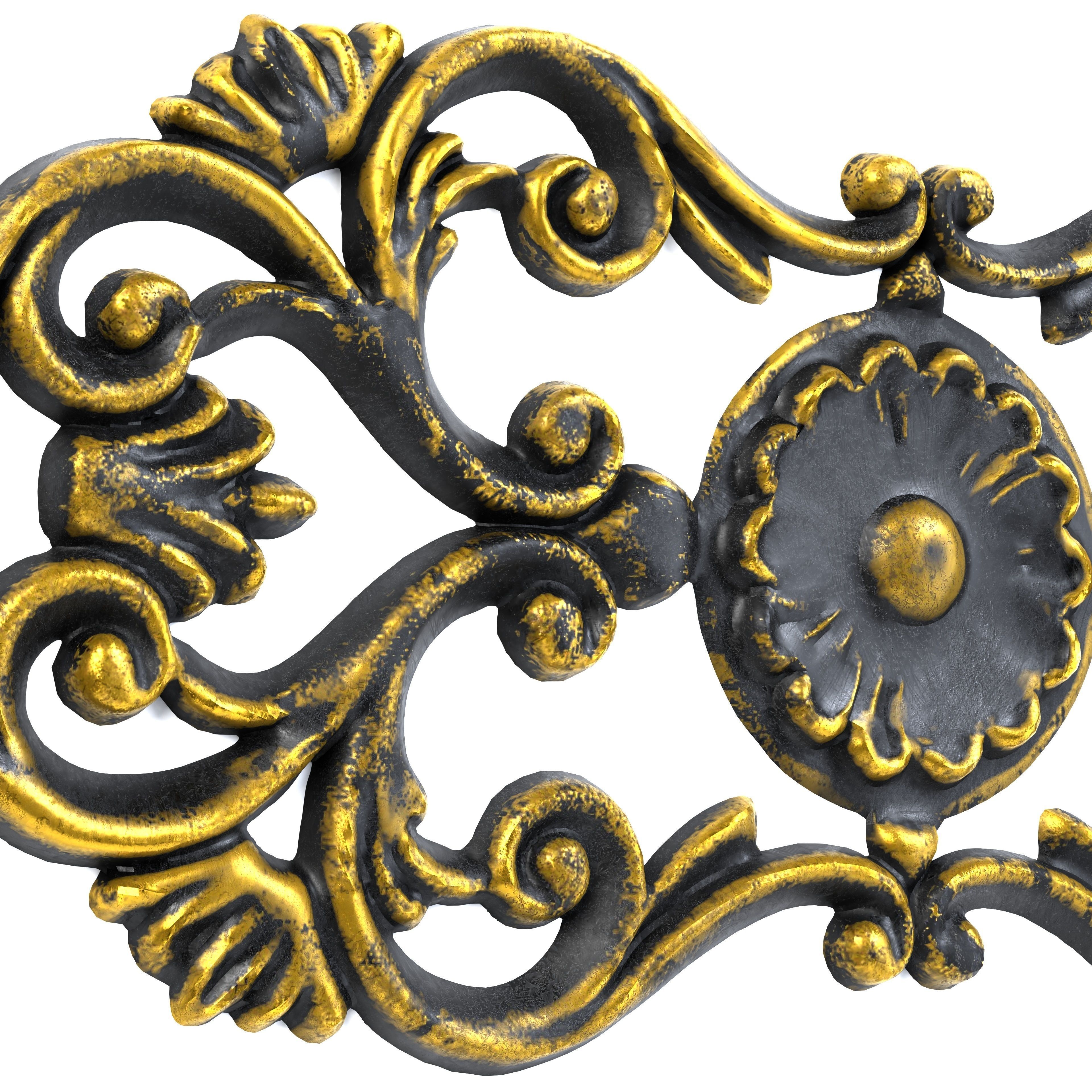 3 Low-Poly Ornament Vol 10-1 Low-poly 3D model_2